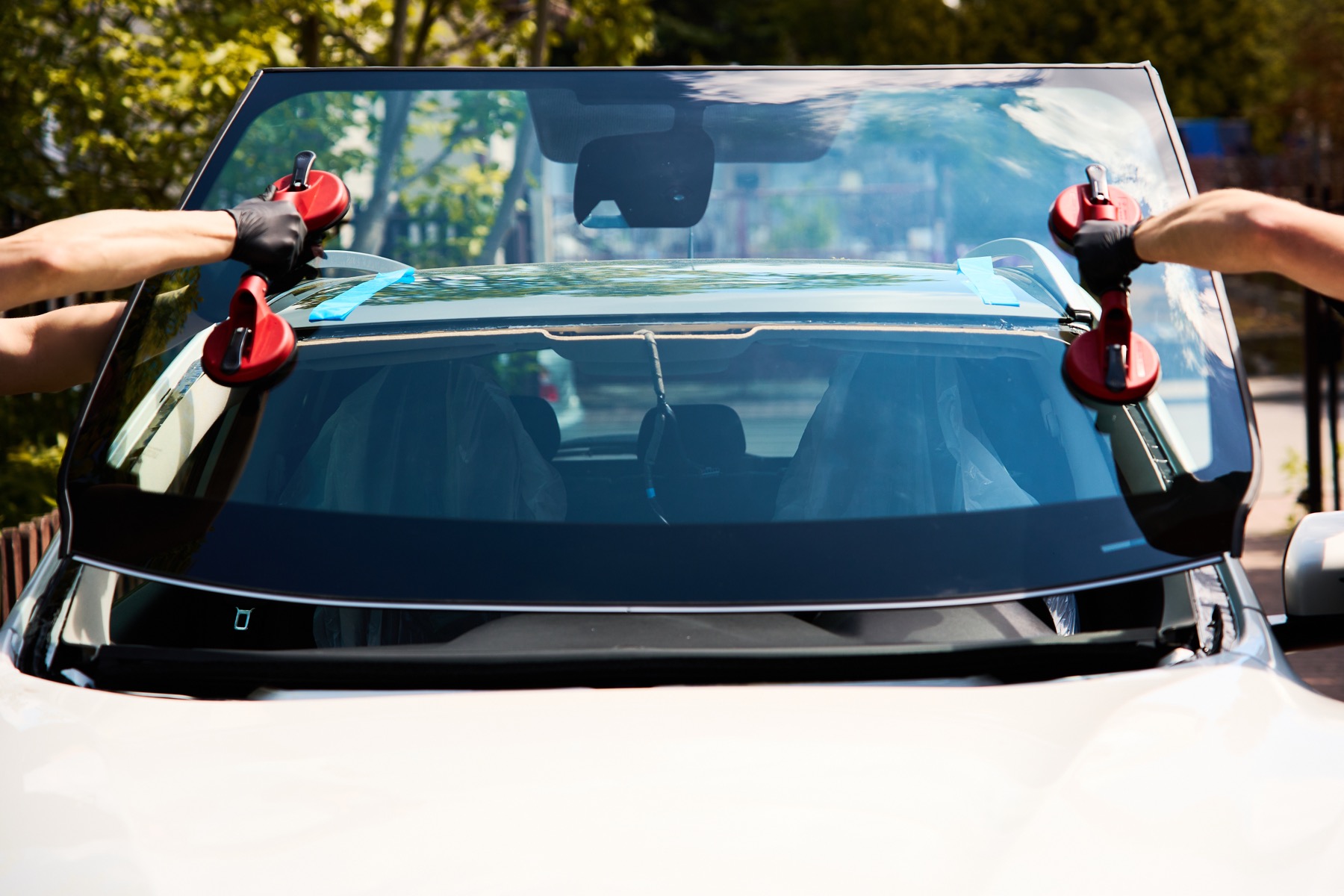 Westco Auto Glass windshield installation work